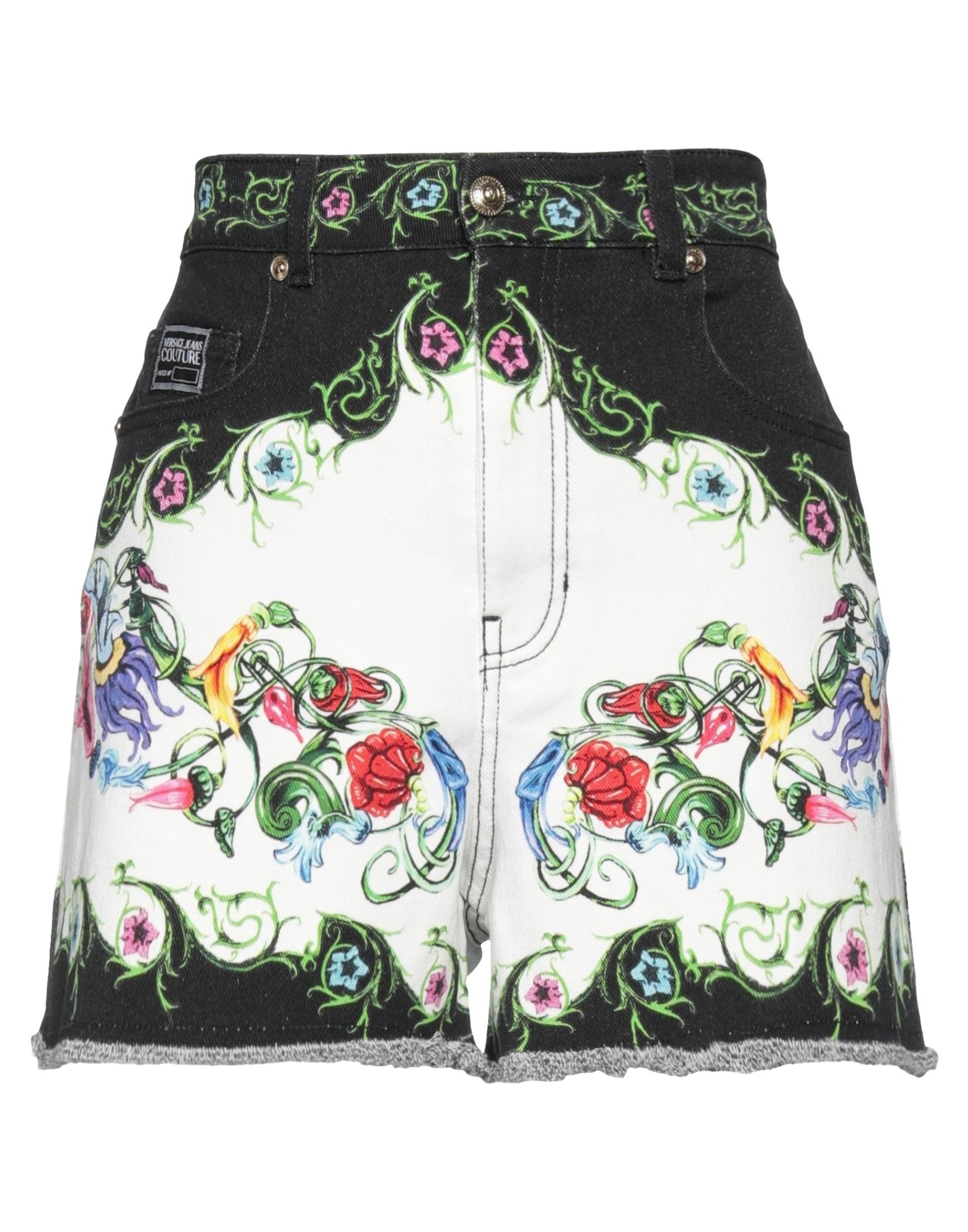 VERSACE JEANS COUTURE Jeansshorts Damen Weiß von VERSACE JEANS COUTURE