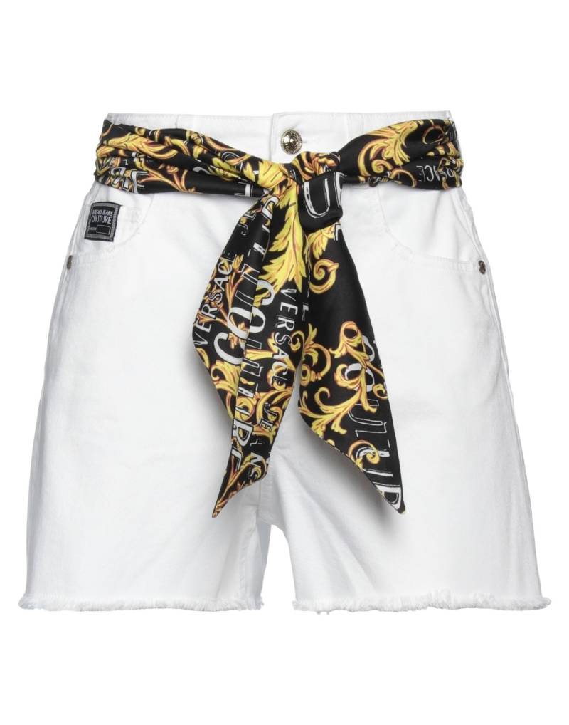 VERSACE JEANS COUTURE Jeansshorts Damen Weiß von VERSACE JEANS COUTURE