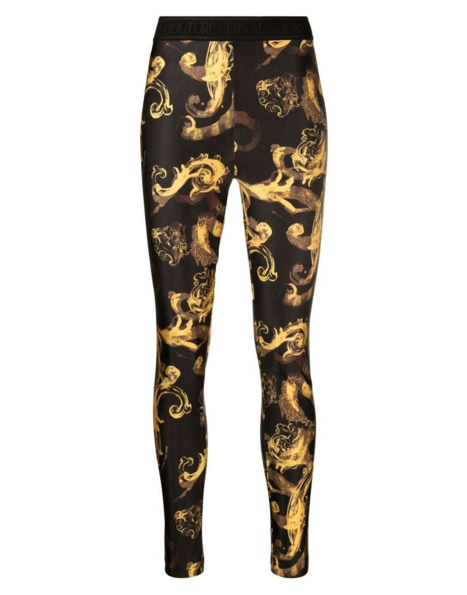 VERSACE JEANS COUTURE Leggings Damen Schwarz von VERSACE JEANS COUTURE