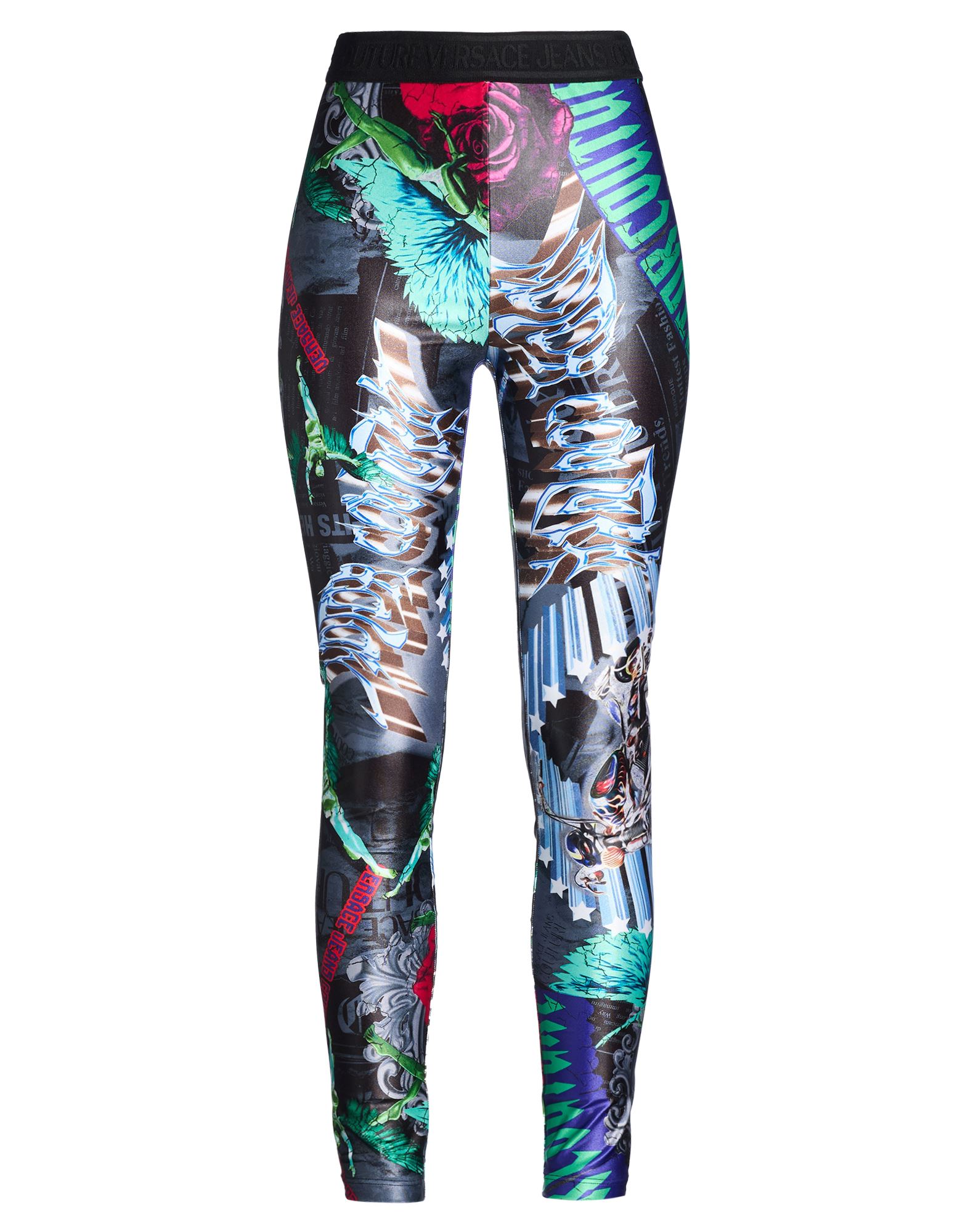 VERSACE JEANS COUTURE Leggings Damen Schwarz von VERSACE JEANS COUTURE