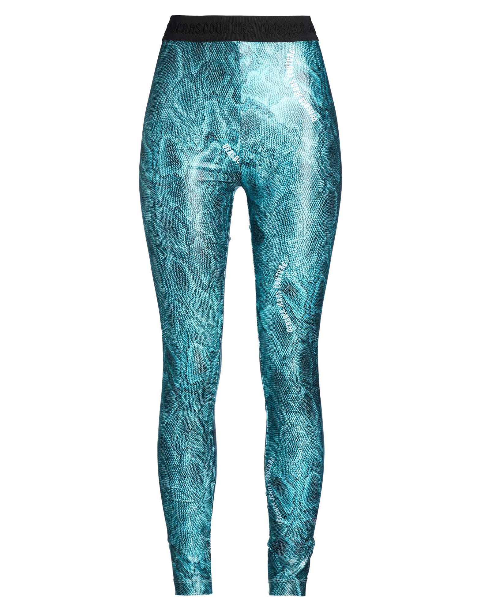 VERSACE JEANS COUTURE Leggings Damen Tūrkis von VERSACE JEANS COUTURE
