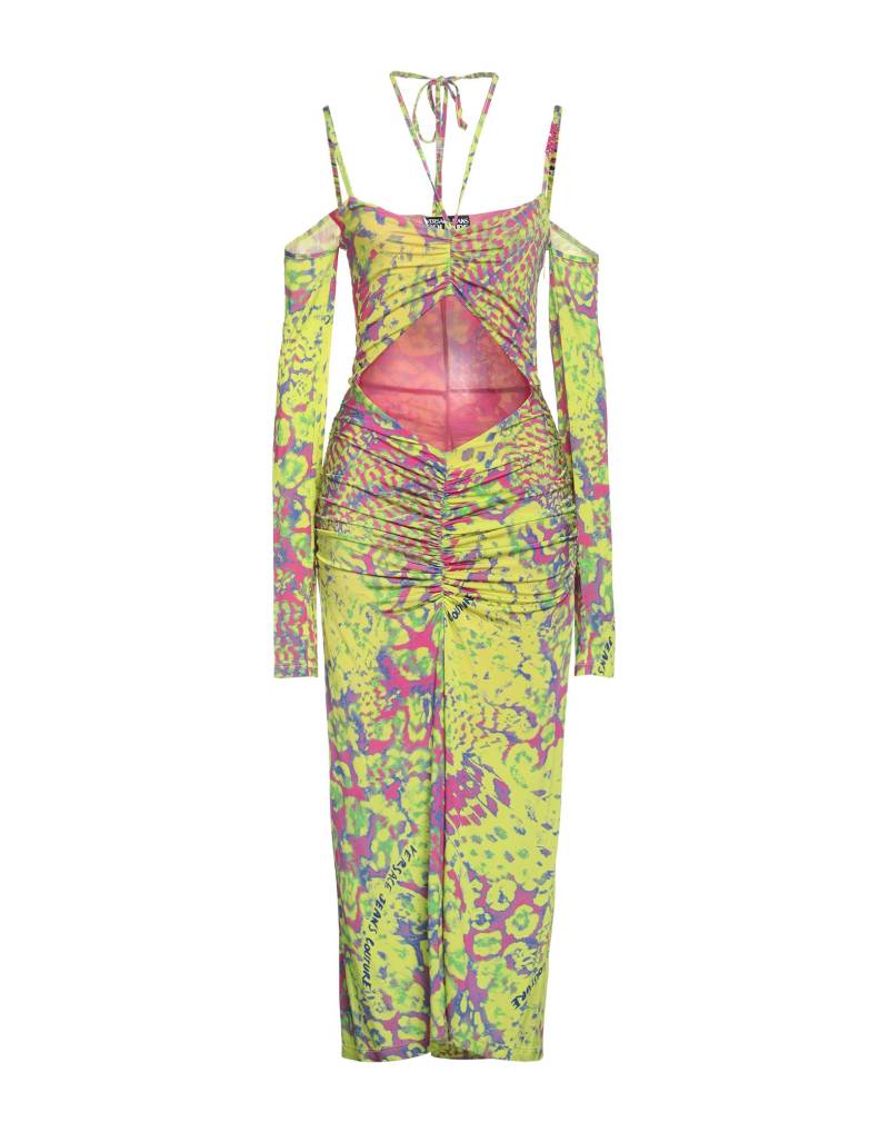 VERSACE JEANS COUTURE Maxi-kleid Damen Limettengrün von VERSACE JEANS COUTURE