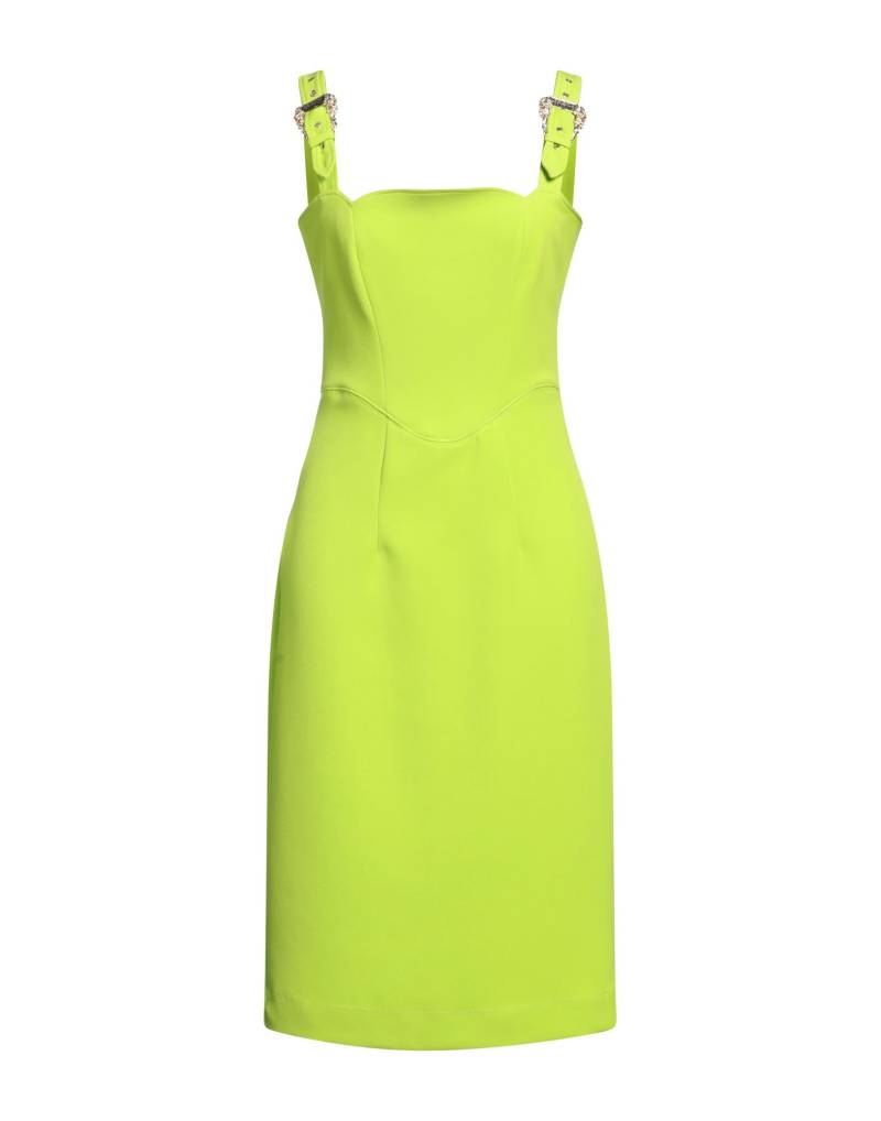 VERSACE JEANS COUTURE Midi-kleid Damen Limettengrün von VERSACE JEANS COUTURE