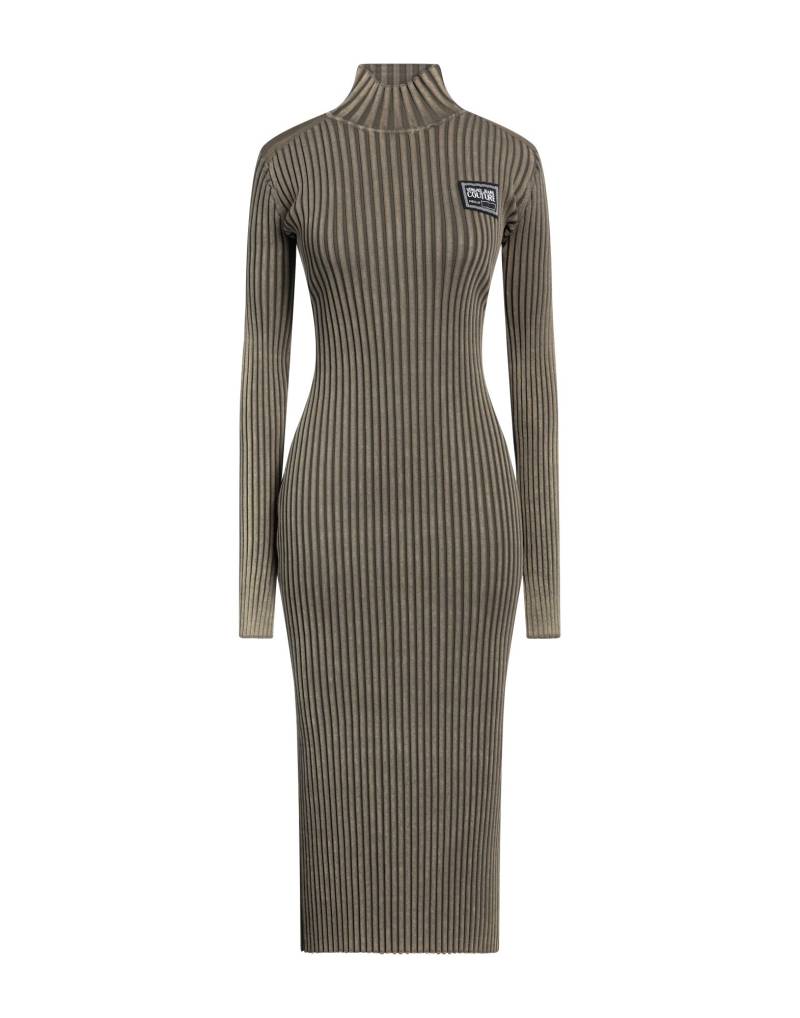 VERSACE JEANS COUTURE Midi-kleid Damen Khaki von VERSACE JEANS COUTURE