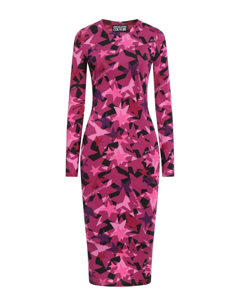 VERSACE JEANS COUTURE Midi-kleid Damen Purpur von VERSACE JEANS COUTURE