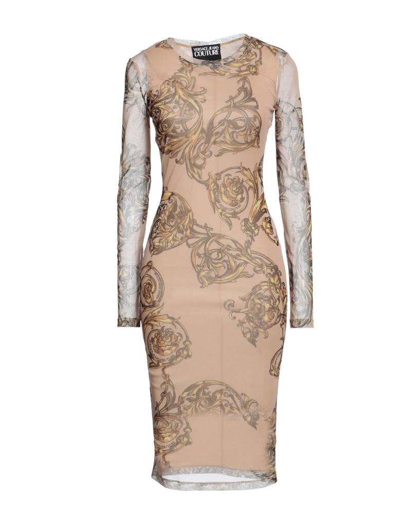 VERSACE JEANS COUTURE Midi-kleid Damen Sand von VERSACE JEANS COUTURE
