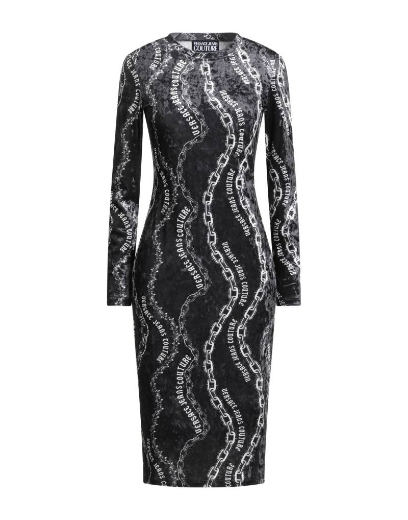 VERSACE JEANS COUTURE Midi-kleid Damen Schwarz von VERSACE JEANS COUTURE
