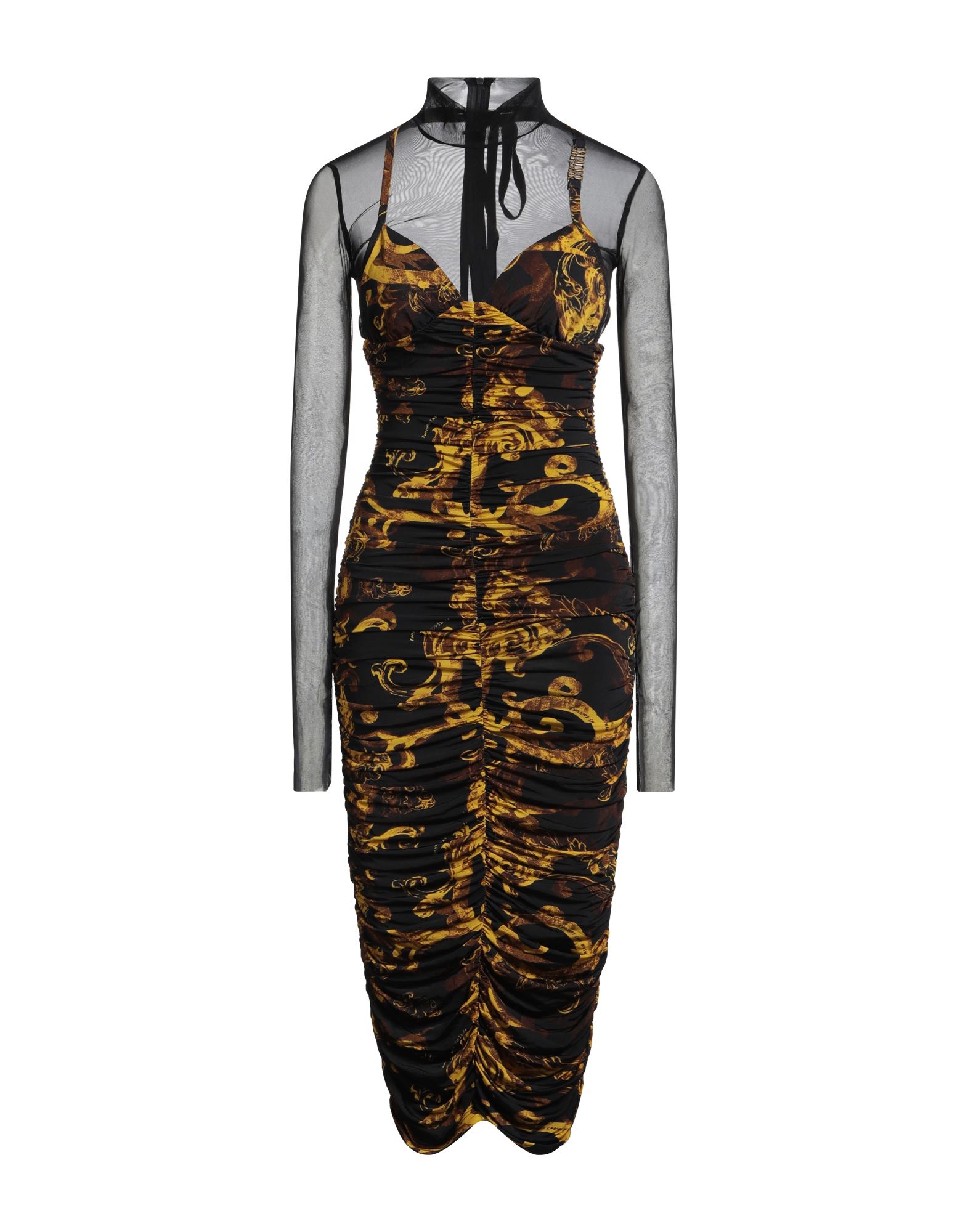 VERSACE JEANS COUTURE Midi-kleid Damen Schwarz von VERSACE JEANS COUTURE