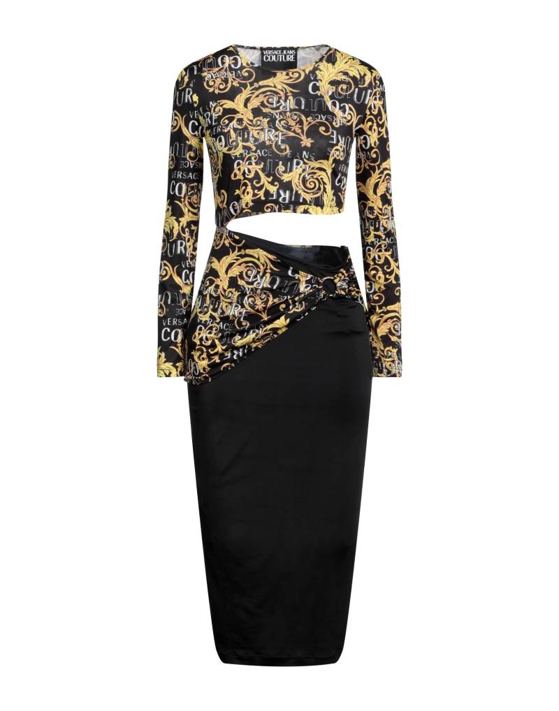 VERSACE JEANS COUTURE Midi-kleid Damen Schwarz von VERSACE JEANS COUTURE