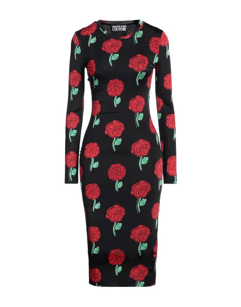 VERSACE JEANS COUTURE Midi-kleid Damen Schwarz von VERSACE JEANS COUTURE