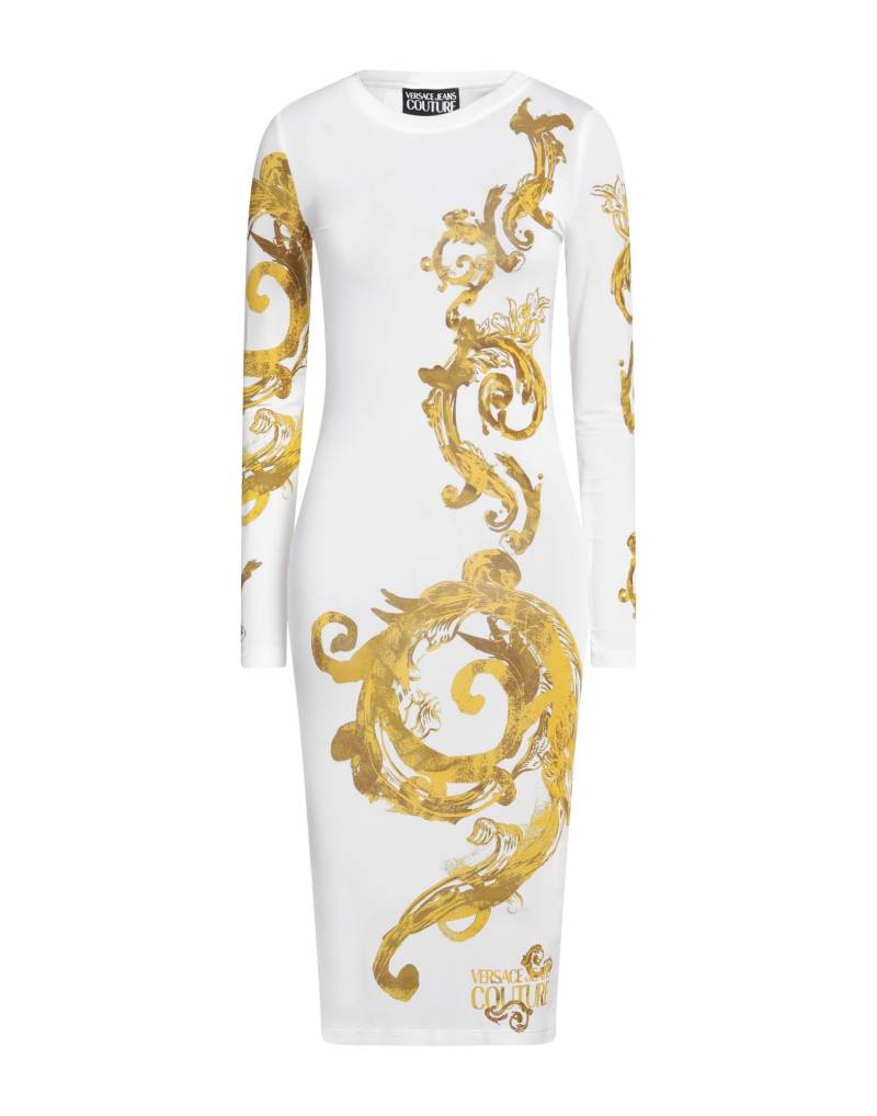 VERSACE JEANS COUTURE Midi-kleid Damen Weiß von VERSACE JEANS COUTURE