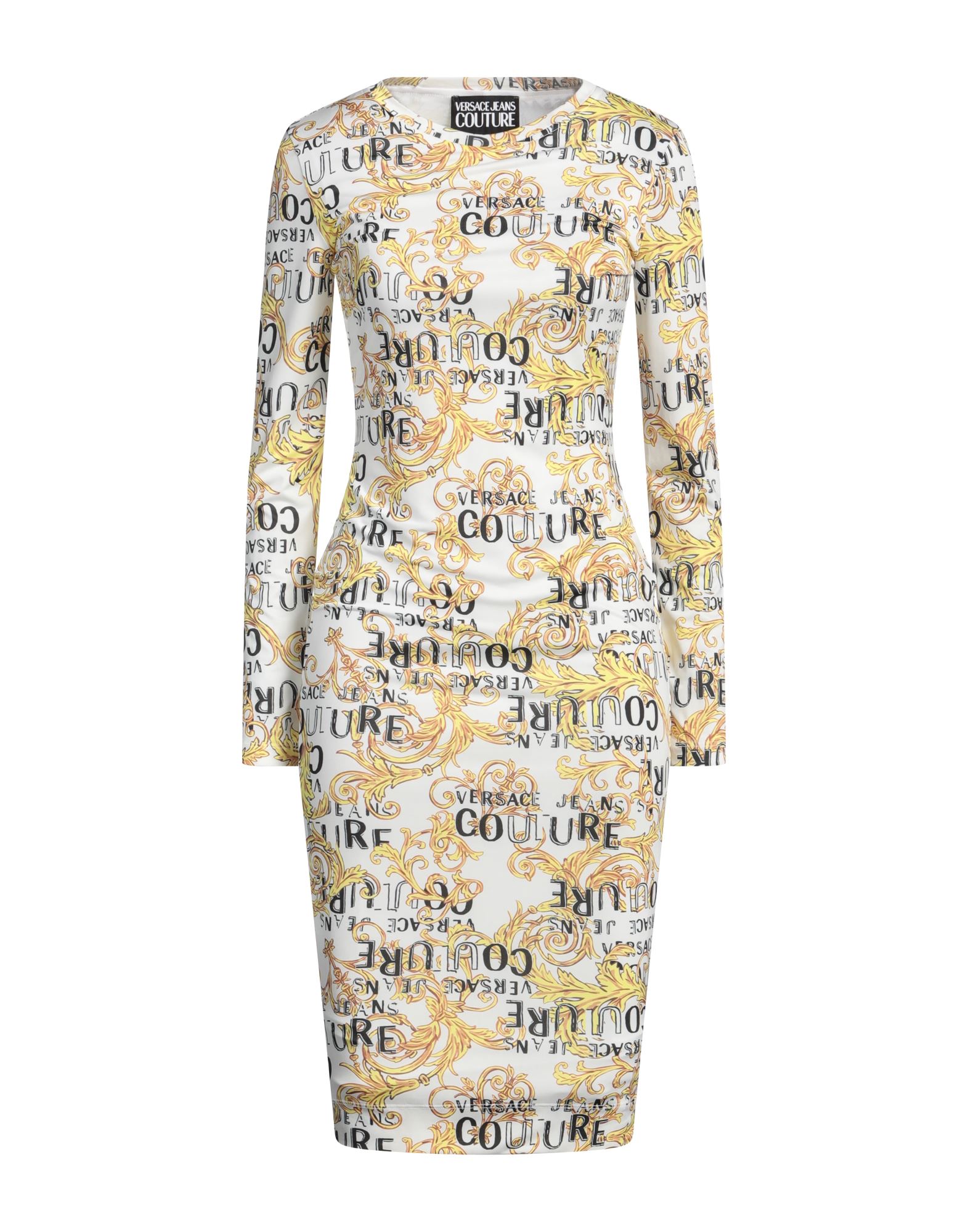 VERSACE JEANS COUTURE Midi-kleid Damen Weiß VERSACE JEANS COUTURE Midi-kleid Damen Weiß von VERSACE JEANS COUTURE