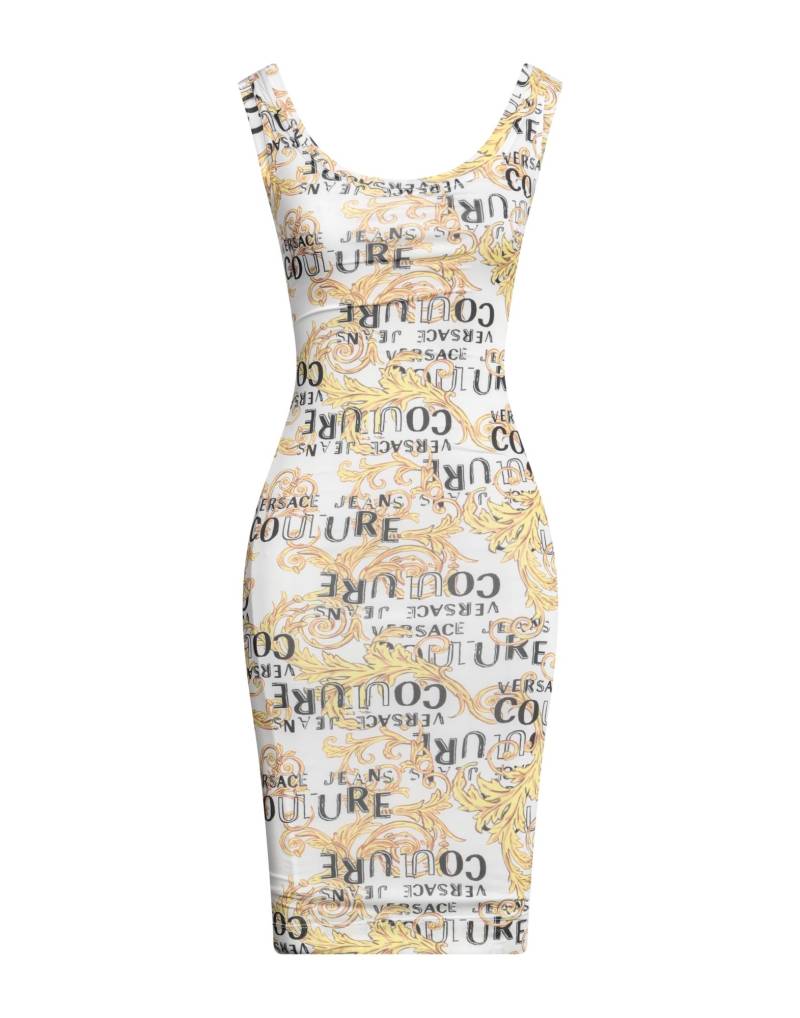 VERSACE JEANS COUTURE Midi-kleid Damen Weiß von VERSACE JEANS COUTURE