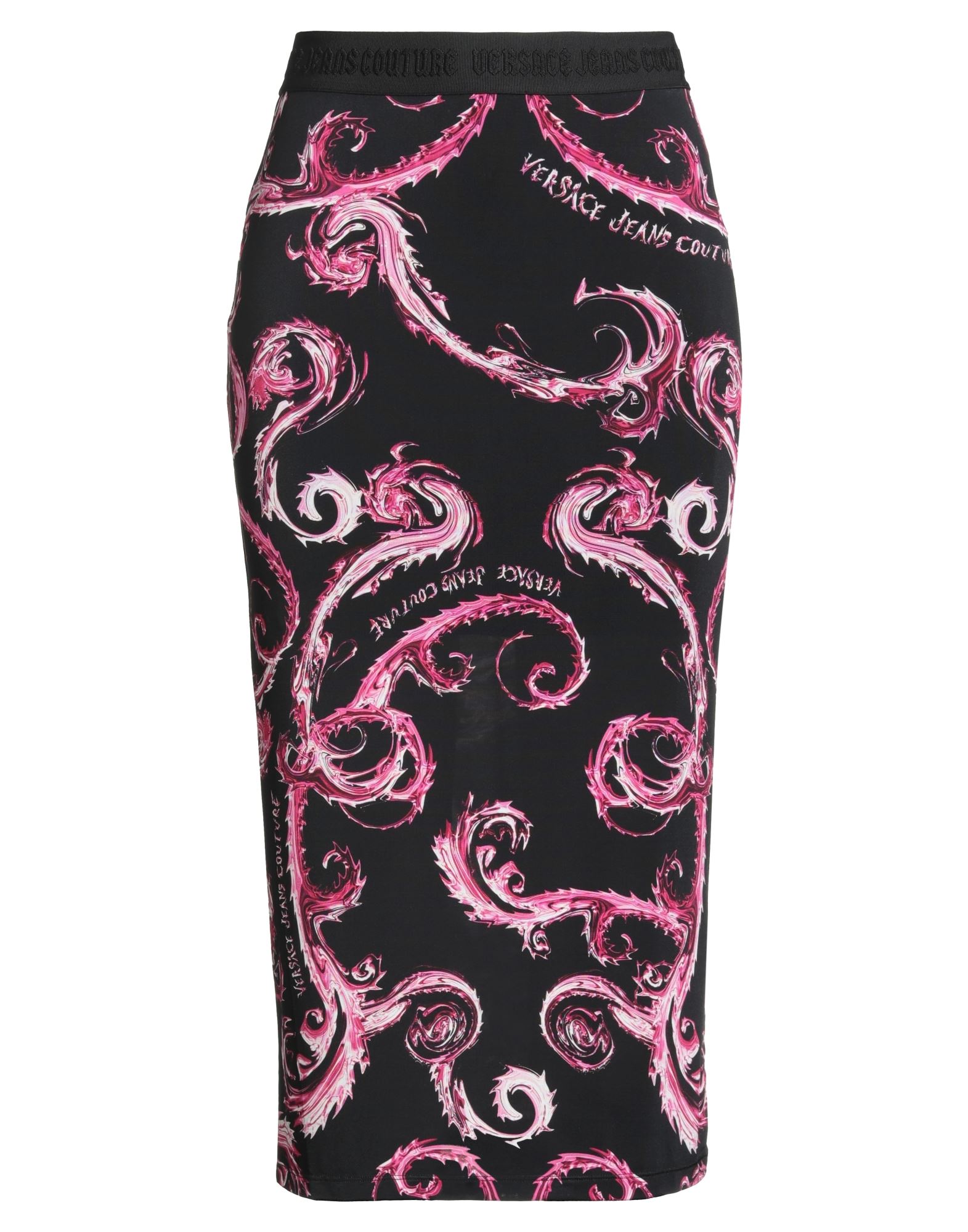 VERSACE JEANS COUTURE Midi-rock Damen Schwarz von VERSACE JEANS COUTURE