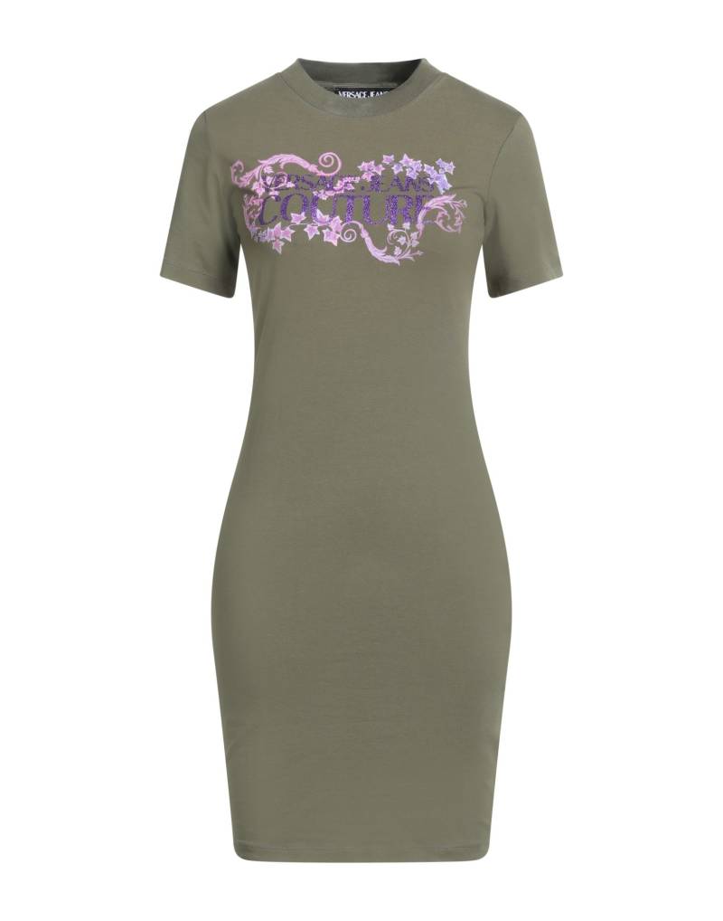 VERSACE JEANS COUTURE Mini-kleid Damen Militärgrün von VERSACE JEANS COUTURE