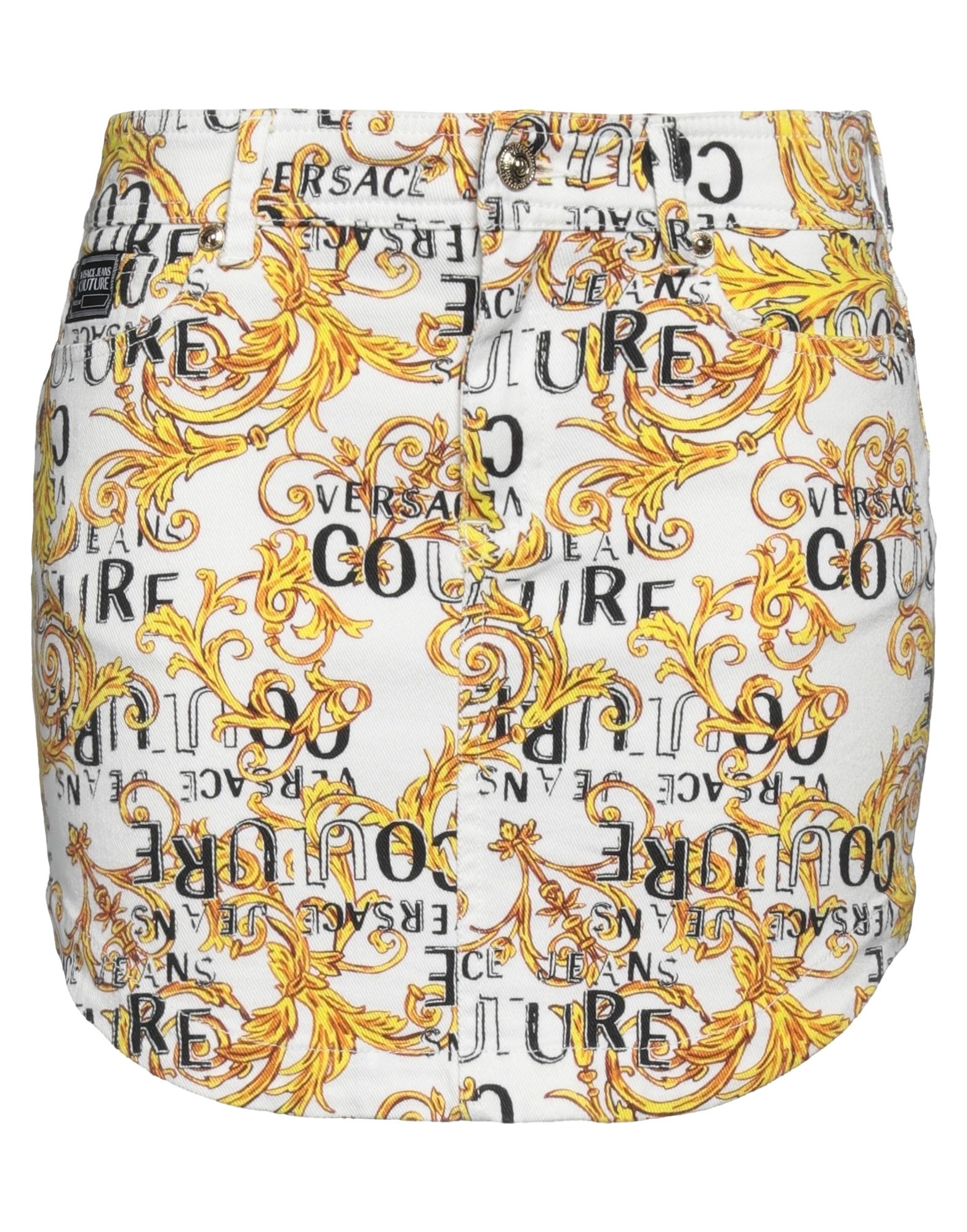 VERSACE JEANS COUTURE Minirock Damen Weiß von VERSACE JEANS COUTURE