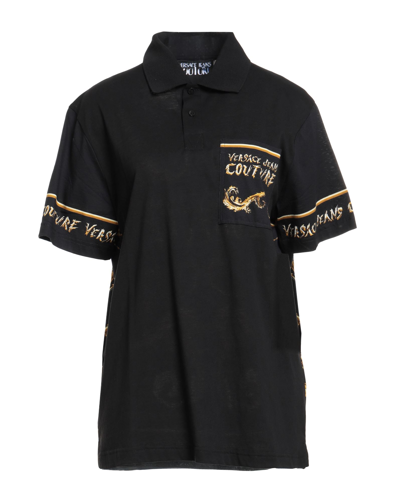 VERSACE JEANS COUTURE Poloshirt Damen Schwarz VERSACE JEANS COUTURE Poloshirt Damen Schwarz von VERSACE JEANS COUTURE