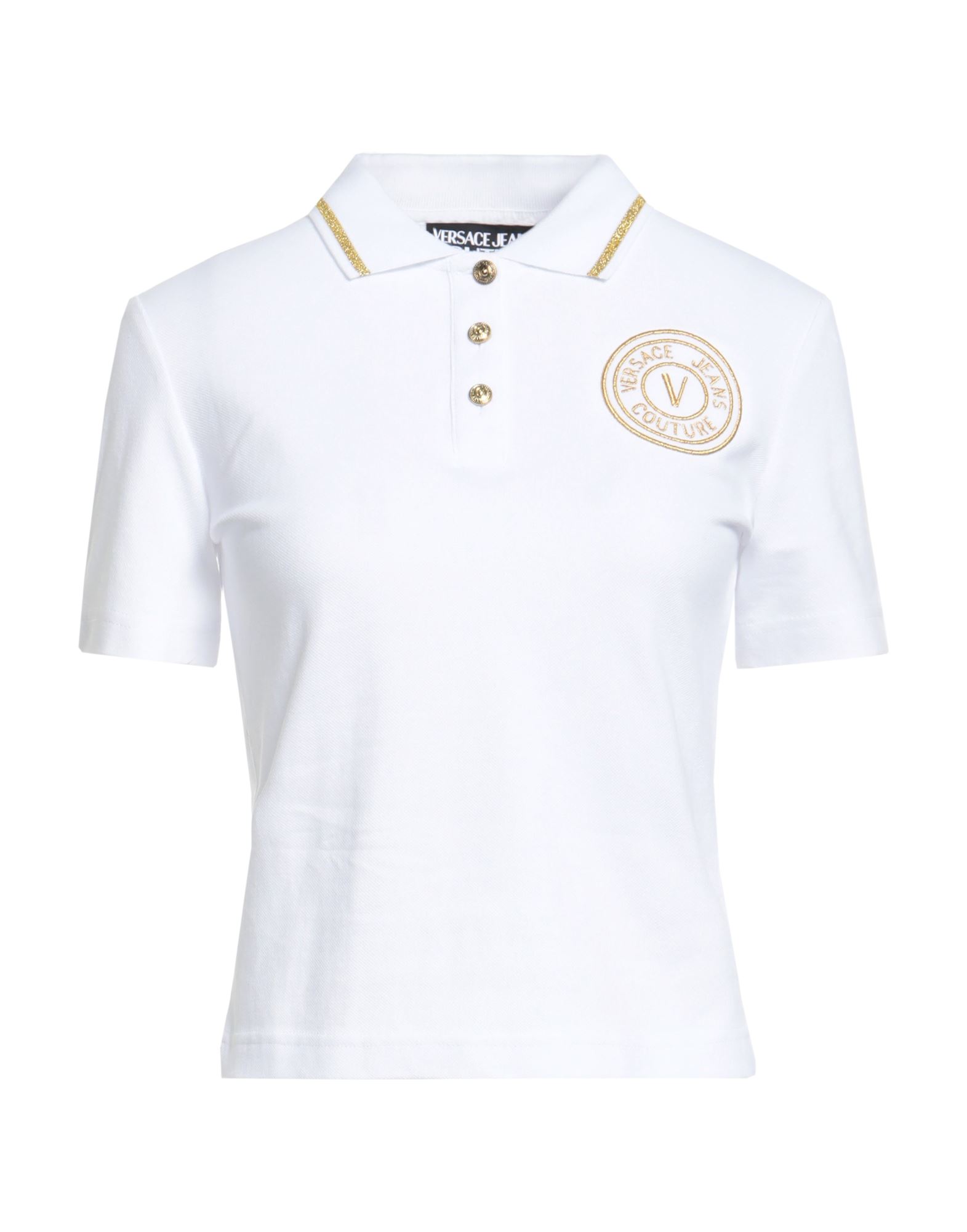 VERSACE JEANS COUTURE Poloshirt Damen Weiß VERSACE JEANS COUTURE Poloshirt Damen Weiß von VERSACE JEANS COUTURE