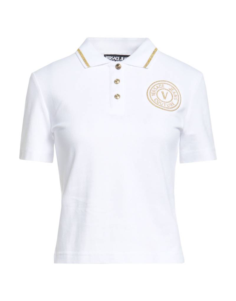 VERSACE JEANS COUTURE Poloshirt Damen Weiß von VERSACE JEANS COUTURE