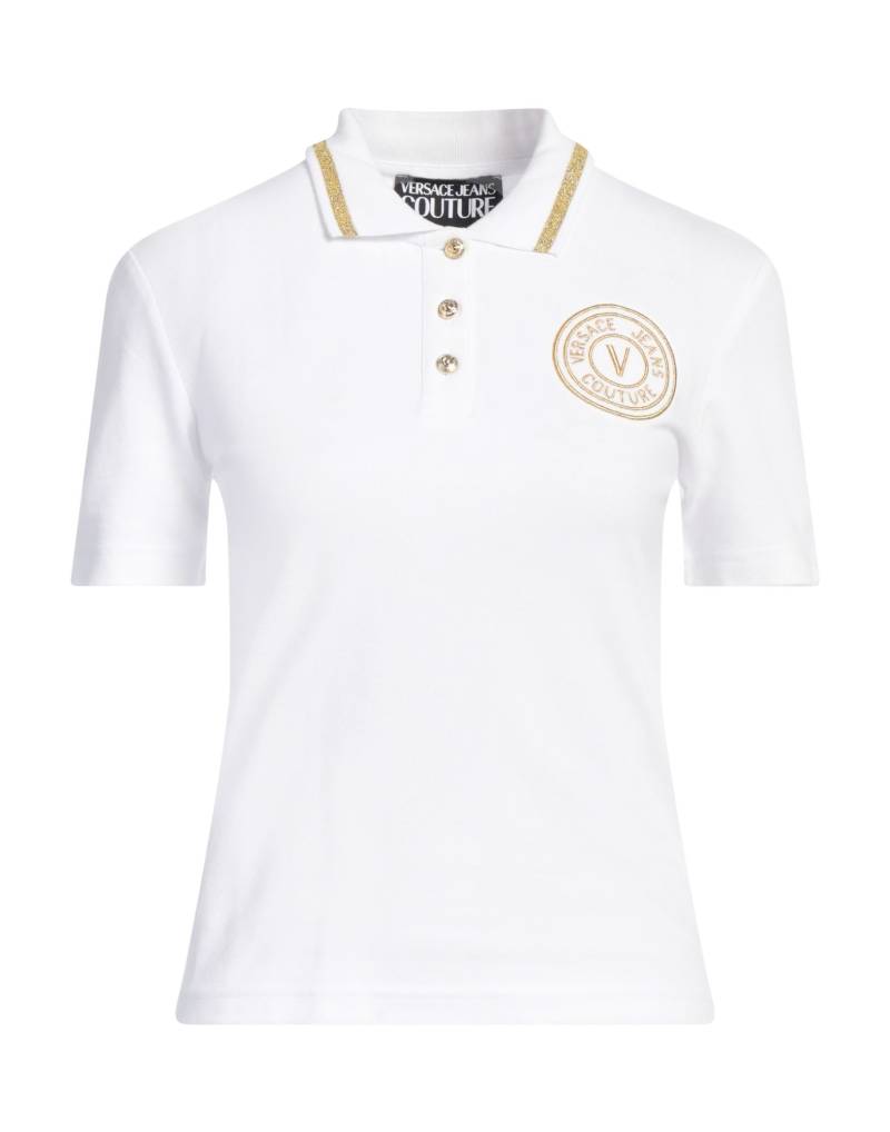 VERSACE JEANS COUTURE Poloshirt Damen Weiß von VERSACE JEANS COUTURE