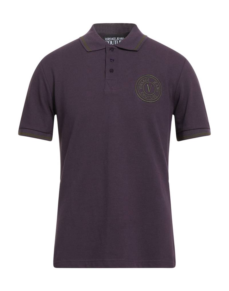VERSACE JEANS COUTURE Poloshirt Herren Dunkelviolett VERSACE JEANS COUTURE Poloshirt Herren Dunkelviolett von VERSACE JEANS COUTURE