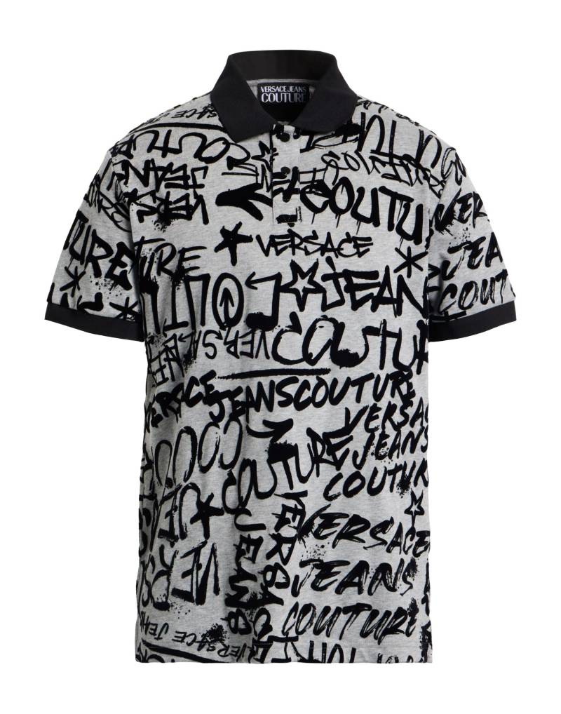 VERSACE JEANS COUTURE Poloshirt Herren Grau von VERSACE JEANS COUTURE