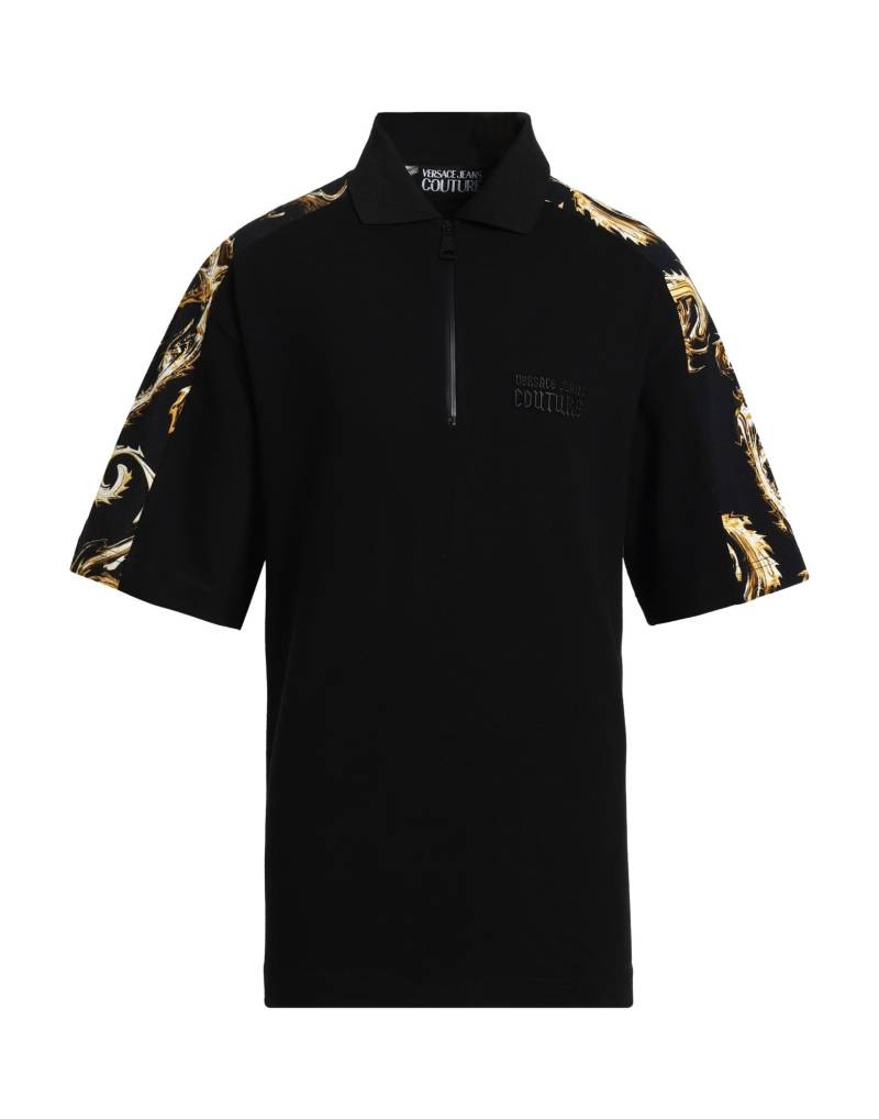 VERSACE JEANS COUTURE Poloshirt Herren Schwarz von VERSACE JEANS COUTURE