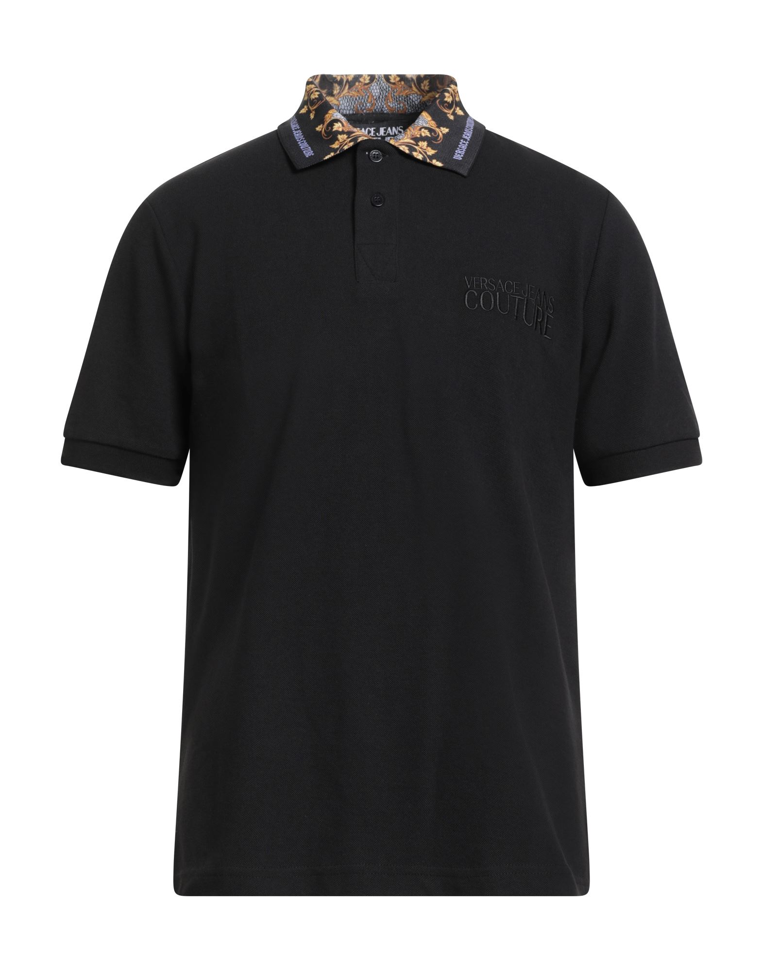 VERSACE JEANS COUTURE Poloshirt Herren Schwarz von VERSACE JEANS COUTURE