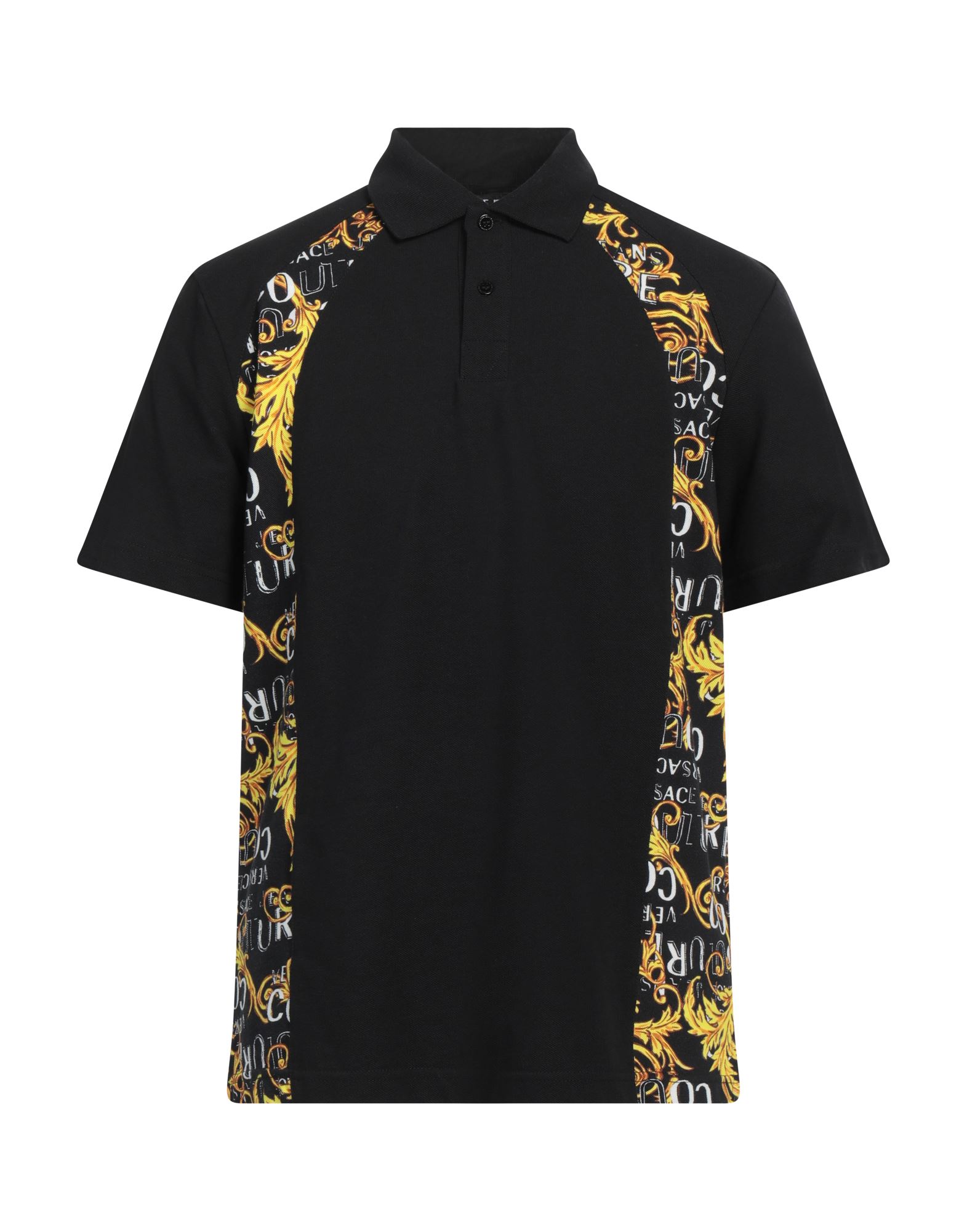 VERSACE JEANS COUTURE Poloshirt Herren Schwarz von VERSACE JEANS COUTURE