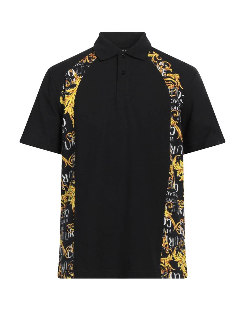 VERSACE JEANS COUTURE Poloshirt Herren Schwarz von VERSACE JEANS COUTURE