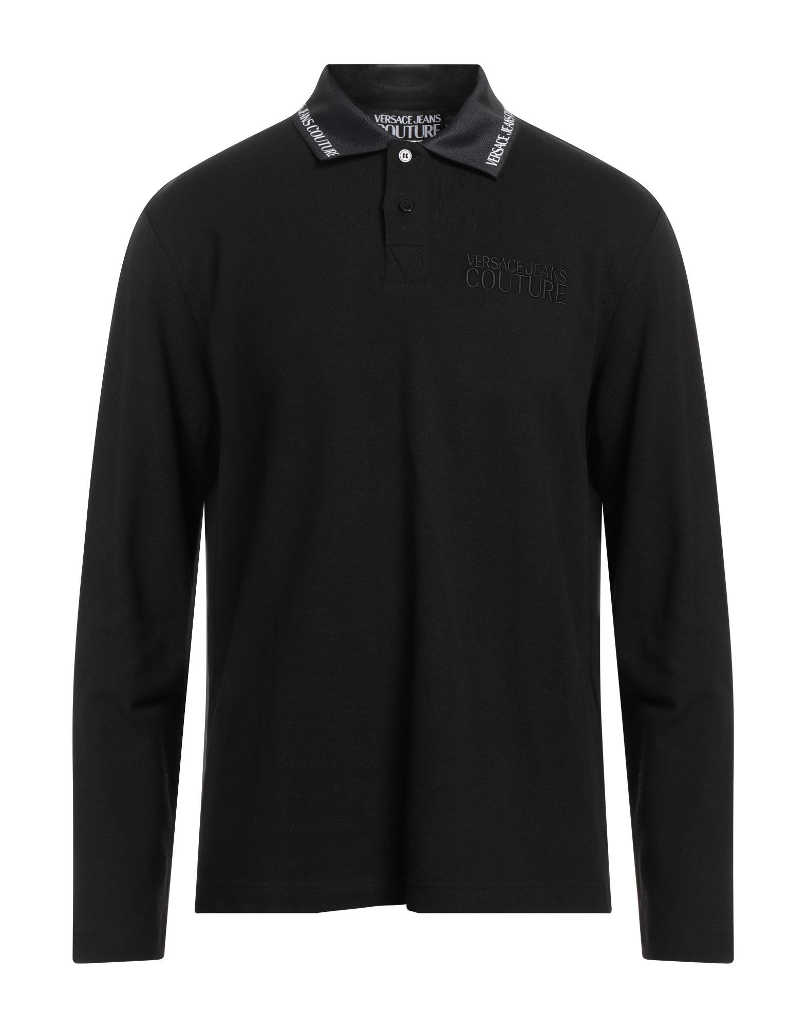 VERSACE JEANS COUTURE Poloshirt Herren Schwarz von VERSACE JEANS COUTURE