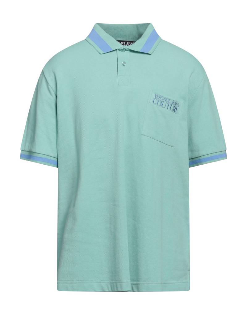 VERSACE JEANS COUTURE Poloshirt Herren Tūrkis von VERSACE JEANS COUTURE