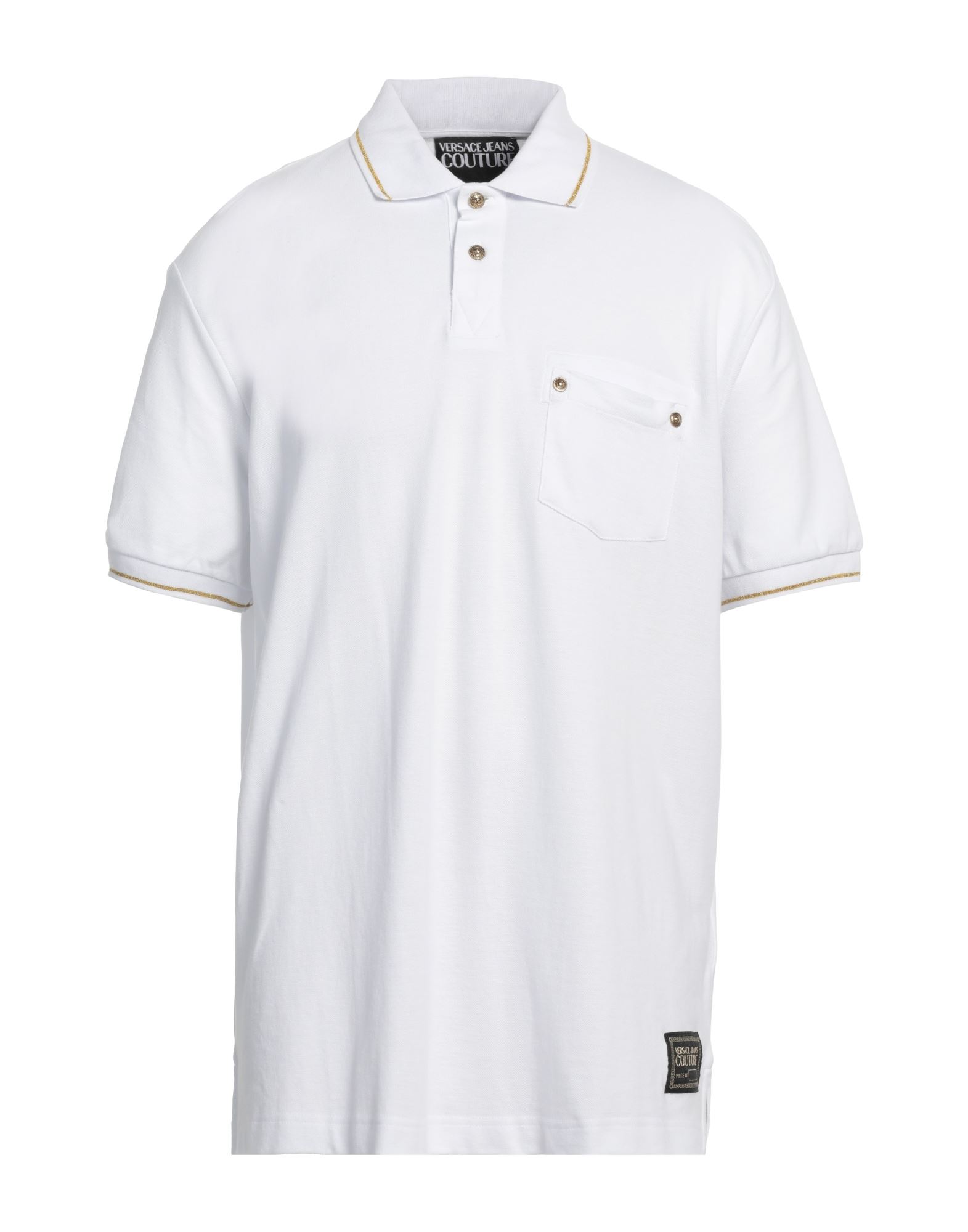 VERSACE JEANS COUTURE Poloshirt Herren Weiß von VERSACE JEANS COUTURE