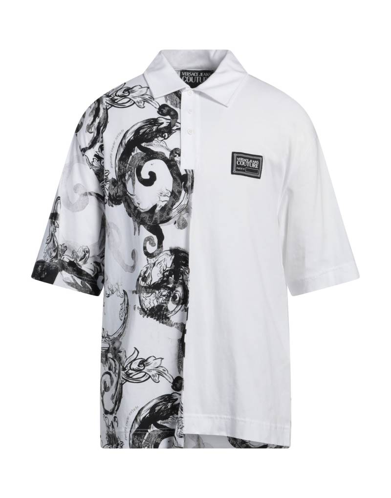 VERSACE JEANS COUTURE Poloshirt Herren Weiß von VERSACE JEANS COUTURE