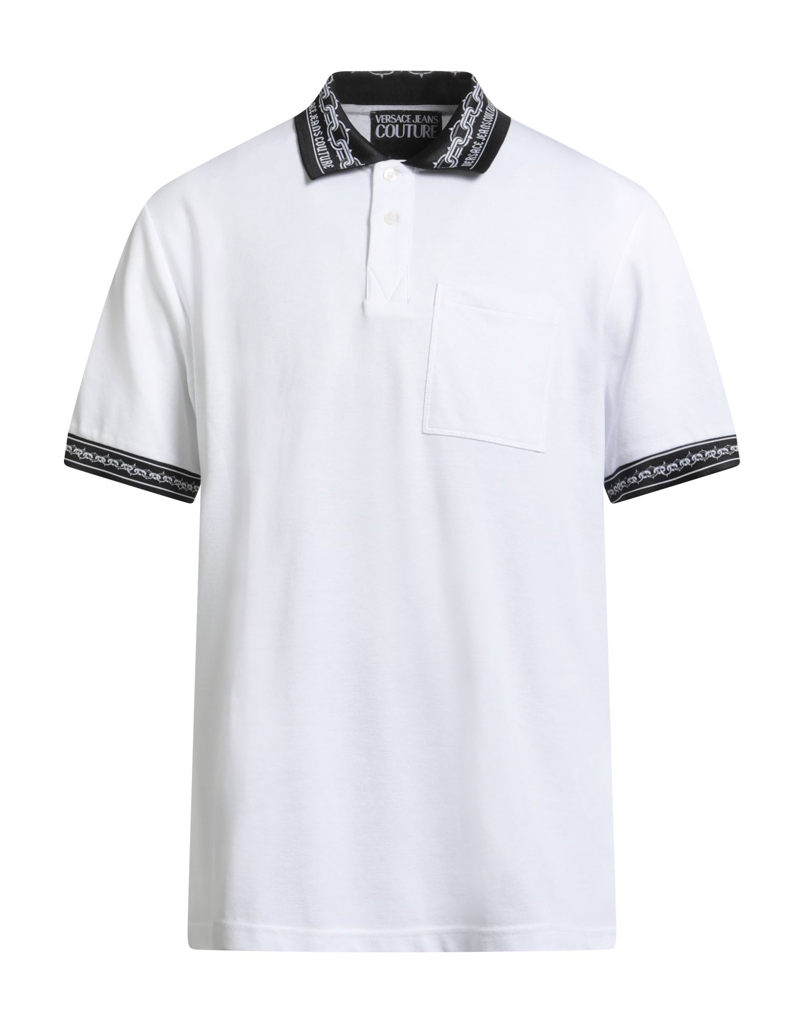 VERSACE JEANS COUTURE Poloshirt Herren Weiß von VERSACE JEANS COUTURE