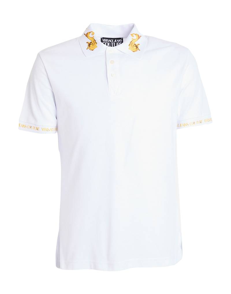 VERSACE JEANS COUTURE Poloshirt Herren Weiß von VERSACE JEANS COUTURE