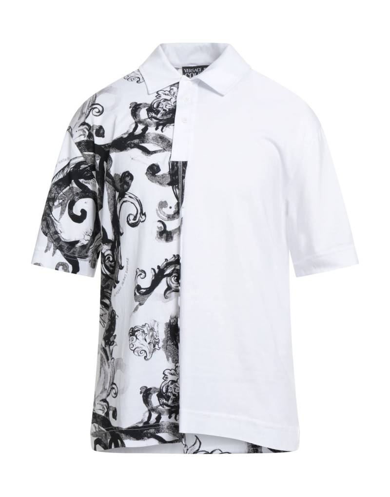 VERSACE JEANS COUTURE Poloshirt Herren Weiß von VERSACE JEANS COUTURE