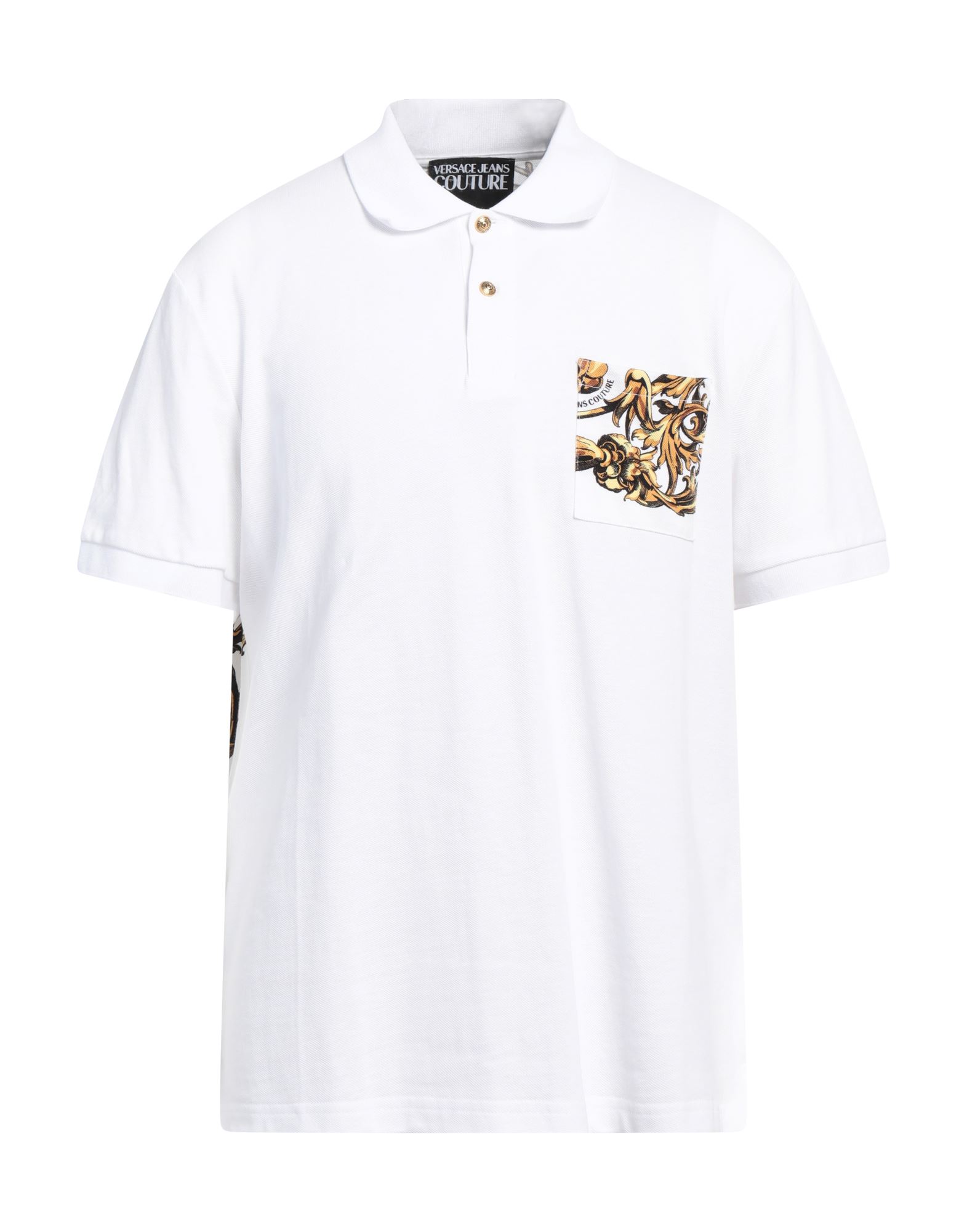 VERSACE JEANS COUTURE Poloshirt Herren Weiß von VERSACE JEANS COUTURE