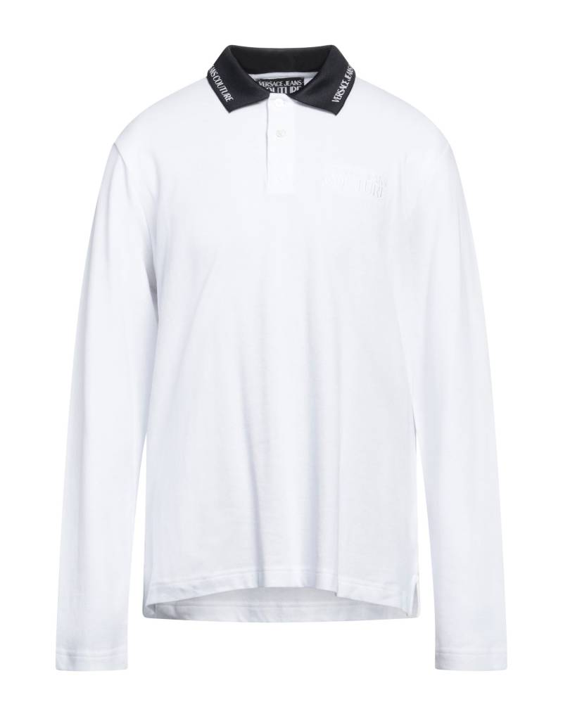 VERSACE JEANS COUTURE Poloshirt Herren Weiß von VERSACE JEANS COUTURE