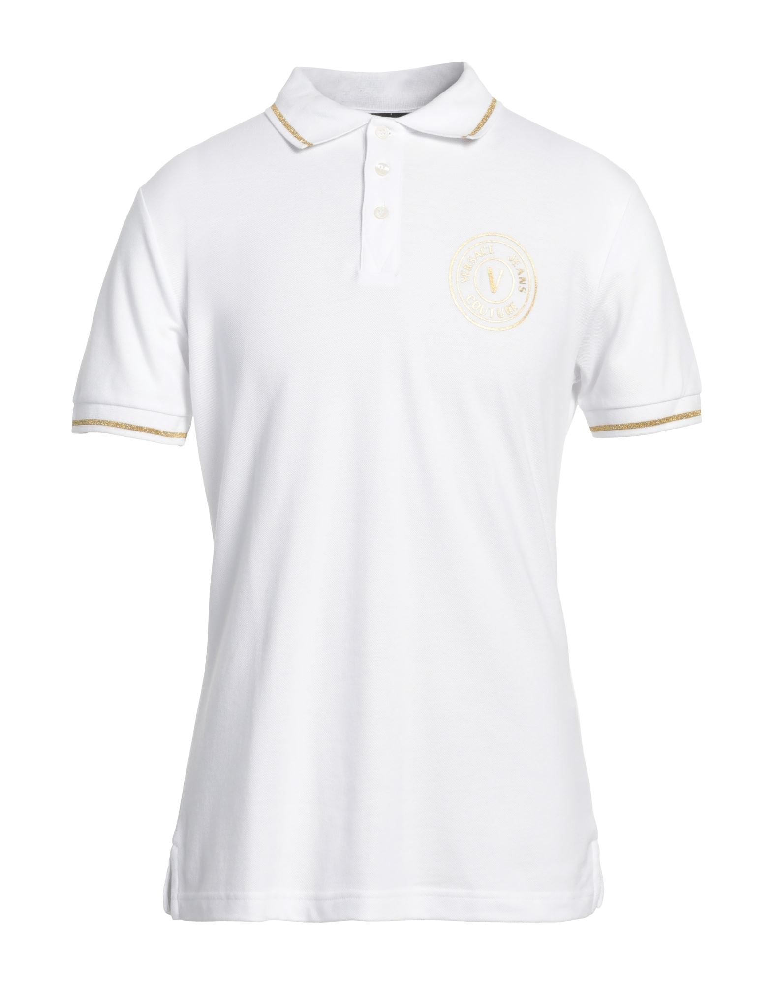 VERSACE JEANS COUTURE Poloshirt Herren Weiß von VERSACE JEANS COUTURE