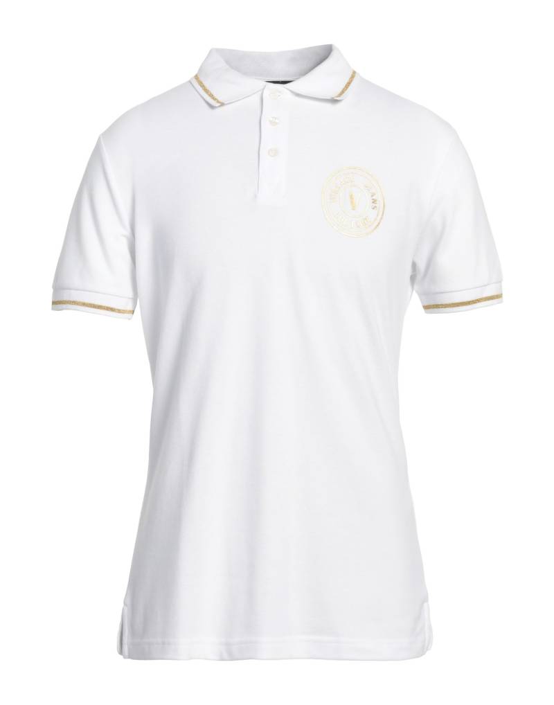 VERSACE JEANS COUTURE Poloshirt Herren Weiß von VERSACE JEANS COUTURE