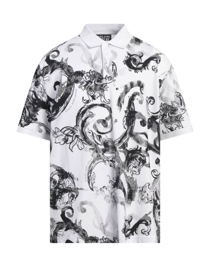 VERSACE JEANS COUTURE Poloshirt Herren Weiß von VERSACE JEANS COUTURE