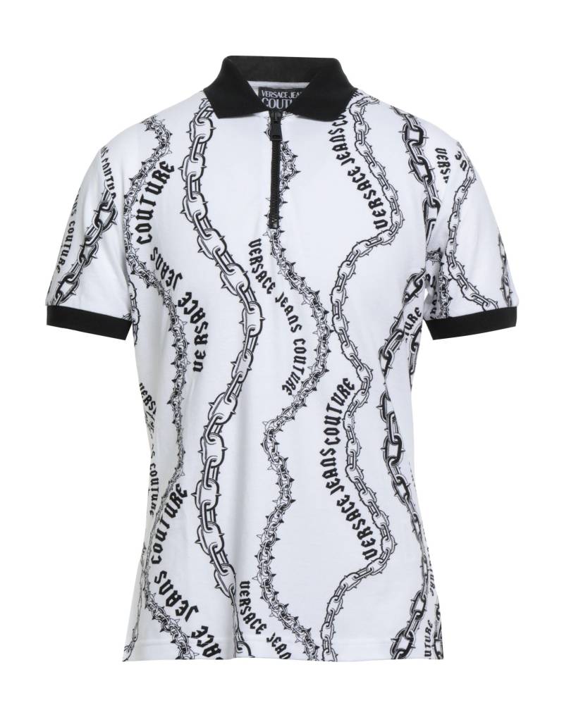 VERSACE JEANS COUTURE Poloshirt Herren Weiß von VERSACE JEANS COUTURE