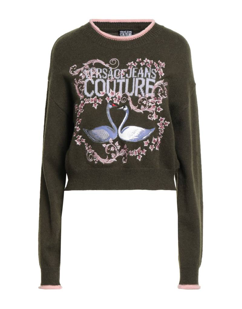 VERSACE JEANS COUTURE Pullover Damen Militärgrün von VERSACE JEANS COUTURE
