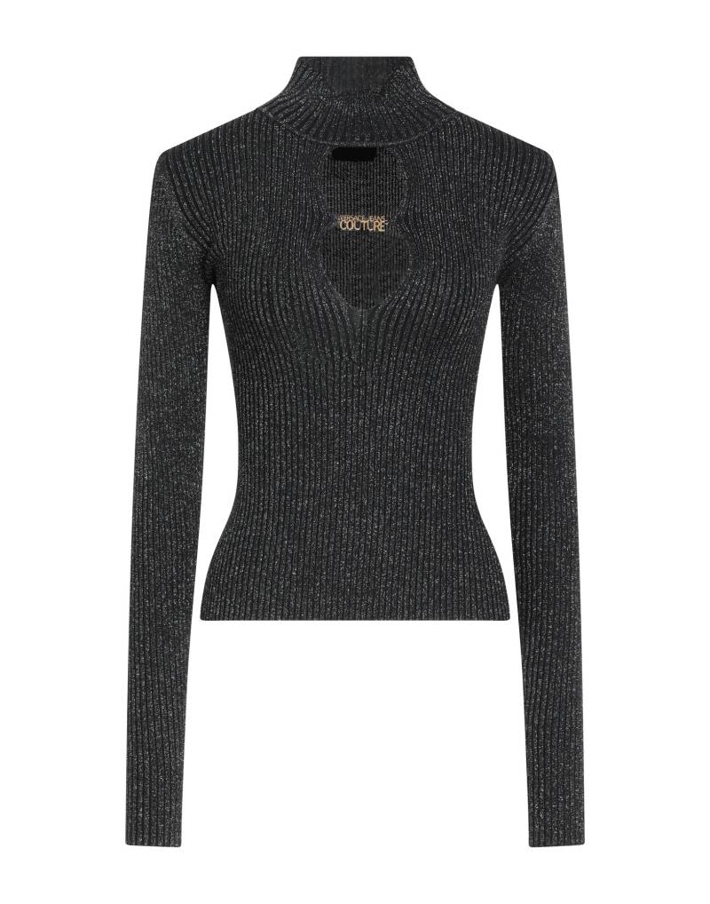 VERSACE JEANS COUTURE Rollkragenpullover Damen Braungrau von VERSACE JEANS COUTURE