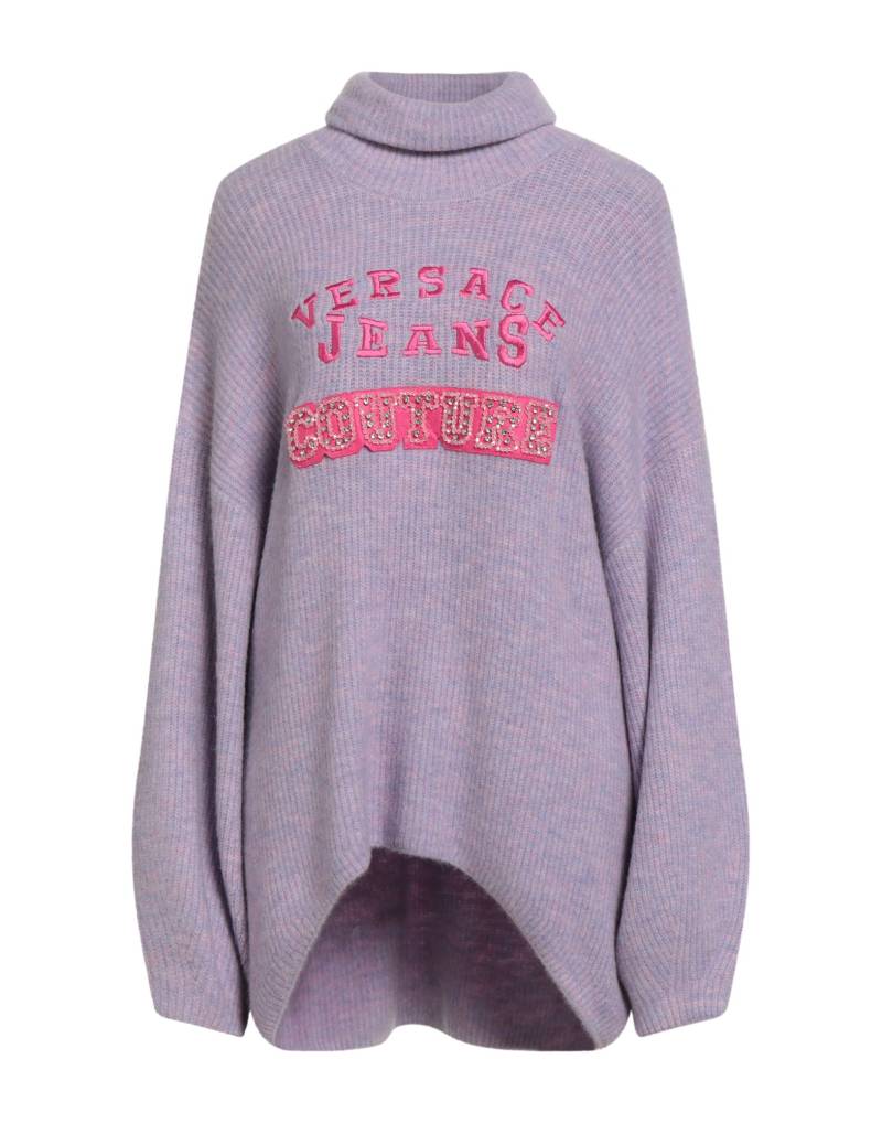 VERSACE JEANS COUTURE Rollkragenpullover Damen Lila von VERSACE JEANS COUTURE