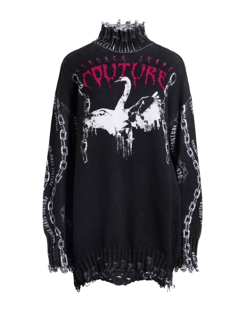 VERSACE JEANS COUTURE Rollkragenpullover Damen Schwarz von VERSACE JEANS COUTURE
