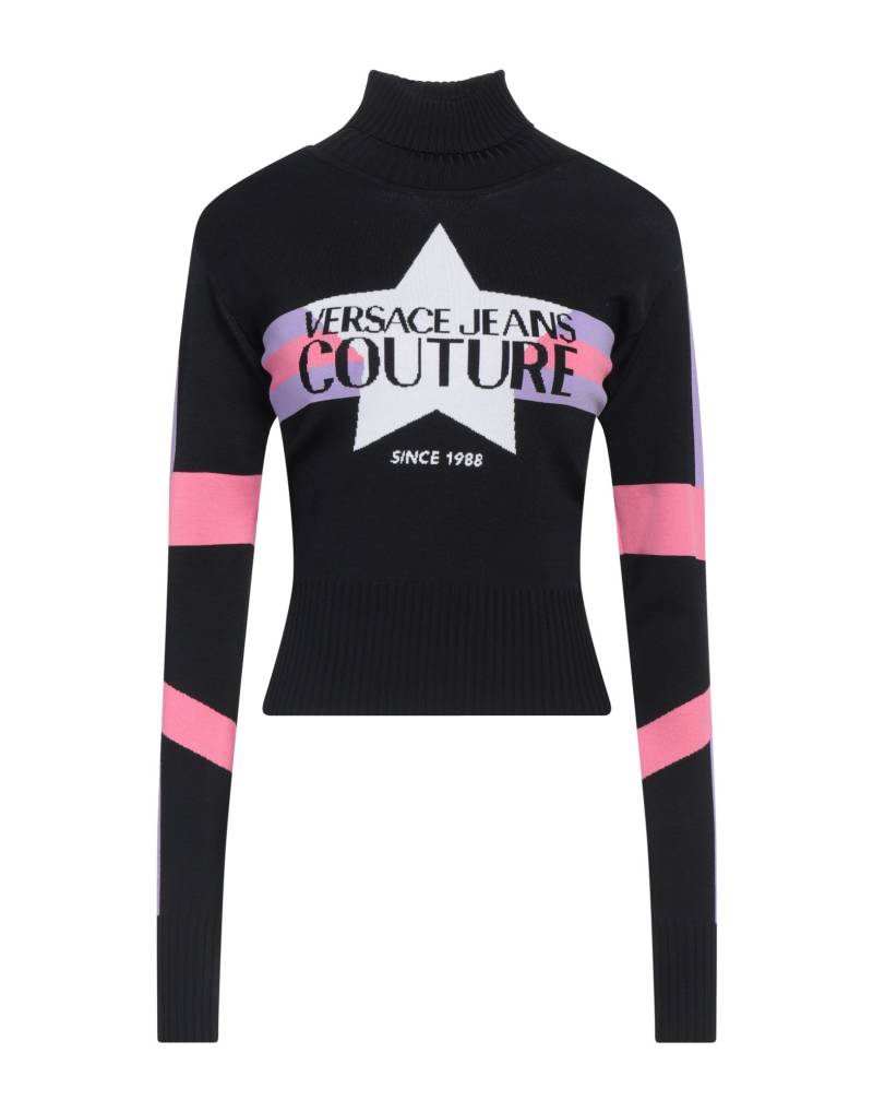 VERSACE JEANS COUTURE Rollkragenpullover Damen Schwarz von VERSACE JEANS COUTURE