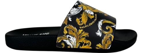VERSACE JEANS COUTURE Sandale 78VA3SQ3 ZS365 Farbe schwarz G89, G89 - Schwarz, 36 EU von VERSACE JEANS COUTURE