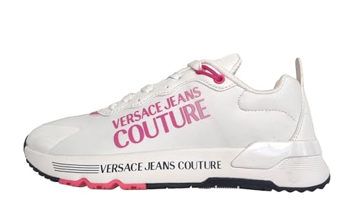 VERSACE JEANS COUTURE Sneaker, Weiß, Rose Gummy Dy, weiß, 37 EU von VERSACE JEANS COUTURE